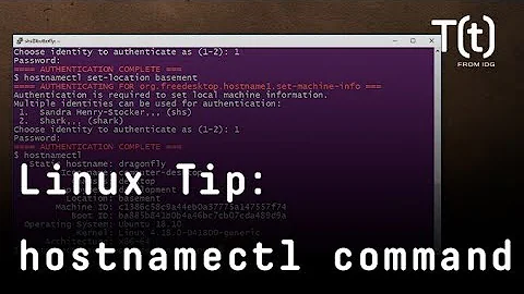 How to use the hostnamectl command: Linux tip