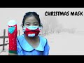 Sewing tutorial | Christmas face mask How to make mask from sock | DIY 85