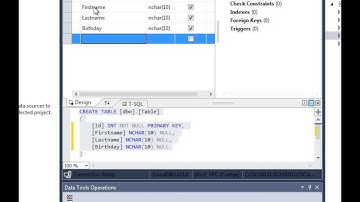 Создание локальной базы данных. Visual Studio. LocalDB. C#