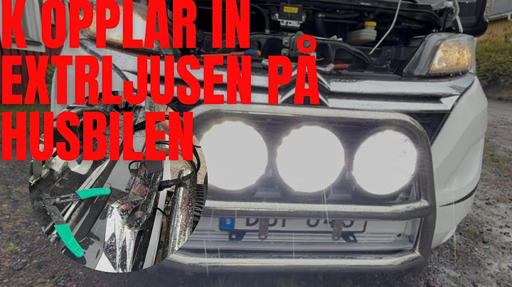 Nya lampor på husbile