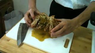 毛蟹食べ方3｜カニハラショー