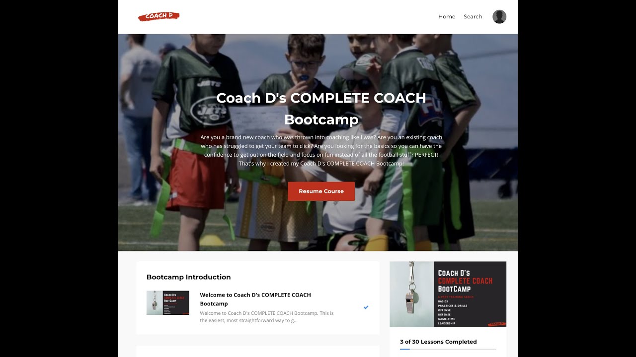 Youth Flag Football Complete NEW COACH Course | Coach D's Complete ...