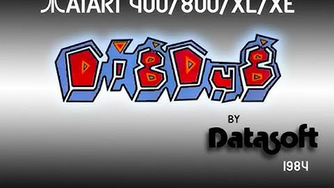 Atari 400/800/XL/XE - Dig Dug [Datasoft] 1984
