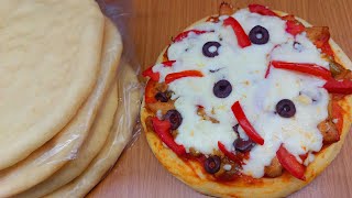 بيتزا مونجينى الجاهزة بعجينة البيتزا المثالية وطريقة تفريزها ووفرى فلوسك ووقتك ومجهودك