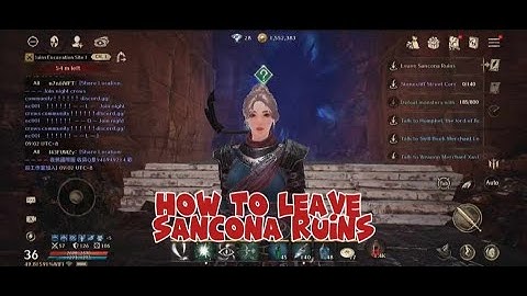 Night Crows | Sancona Ruins Main quest Bug Problem! | How to leave Sancona Ruins