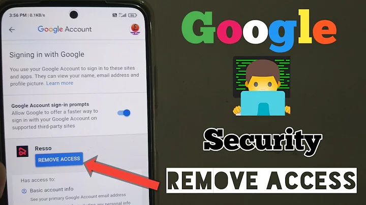 How to Remove Access apps Permission from Google/Gmail Account | Remove access in Google