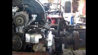 73 VW 1641cc engine first crank!