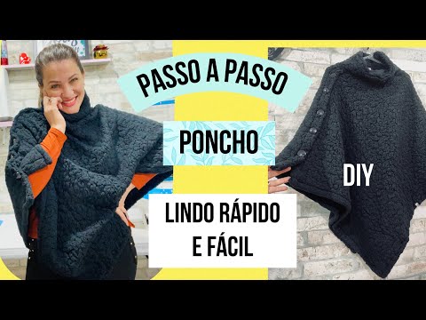Vídeo: 3 maneiras fáceis de estilizar um Poncho