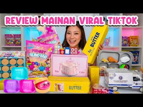 BORONG SQUISHY & MAINAN VIRAL TIKTOK 😱🤩 GUNTING DUMPLING GLITTER TERBESAR DI DUNIA 😭😱