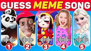 GUESS MEME & WHO'S SINGING 🎤🎵 🔥| Lay Lay, King Ferran, Toothless, Salish Matter, MrBeast, Elsa,Tenge