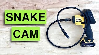 Find lost stuff with a Snake Camera! Dewalt 12v Max DCT410S1 Inspection Camera Kit