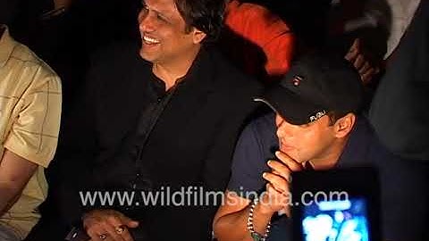 Dev Anand, Dilip Kumar and Saira Banu greeted by Salman Khan, Govinda and Priyanka Chopra