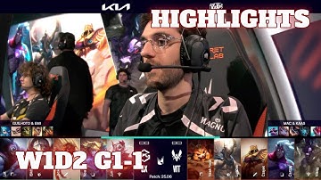 GX vs VIT - Game 1 Highlights | Week 1 Day 2 LEC Spring 2025 | GIANTX vs Vitality G1 W1D2