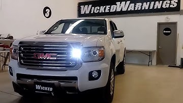 2018 GMC Canyon LED Hideaway Strobe Kit