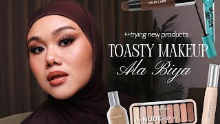 TOASTY MAKEUP TUTORIAL THAT'S GOING VIRAL! While trying new products   sharing stories!