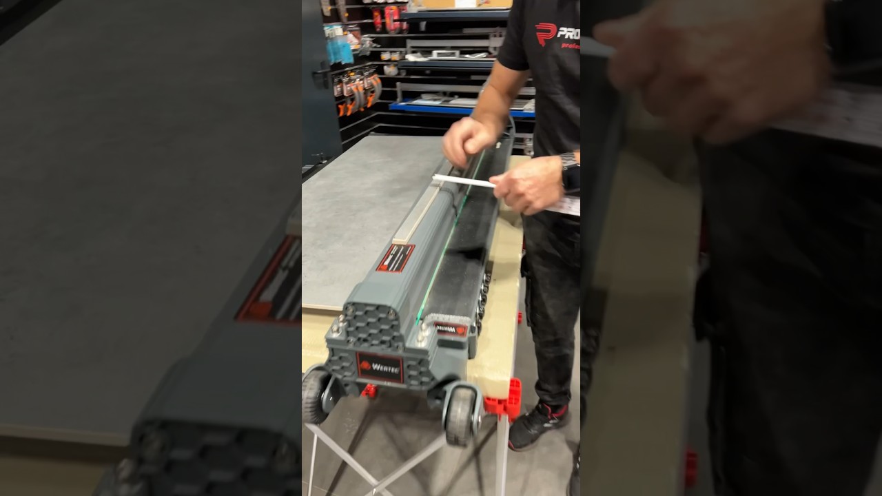 Test WERTEC TurCut-12: cięcie paska 2 cm z gresu 120x60
