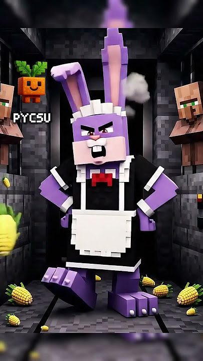 Maid Jax Meltdown – Corn Panic pardy #minecraft #theamazingdigitalcircus #jax