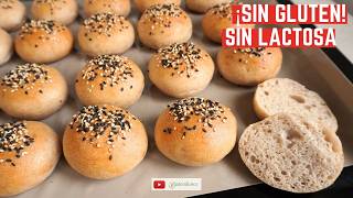 🍔 PAN SIN GLUTEN PARA HAMBURGUESA MINI 🍔 | SIN LACTOSA