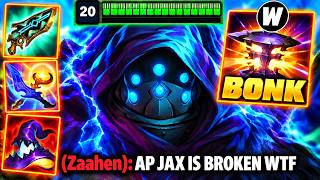 SO I THINK AP JAX MIGHT BE A LITTLE BROKEN...