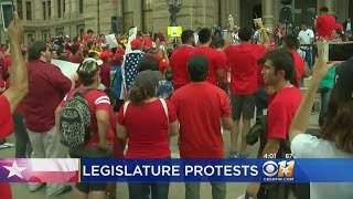 Protest Sparks Texas Lawmaker Threats Of Gun Violence