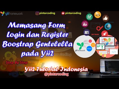 33. Membuat Asset Baru | Memasang Form Login & Register Bawaan Gentelella - Yii2 Tutorial Indonesia