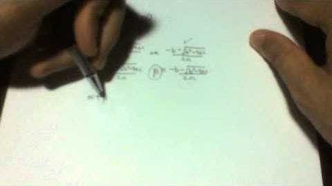 Proof of Sum and Product of Roots