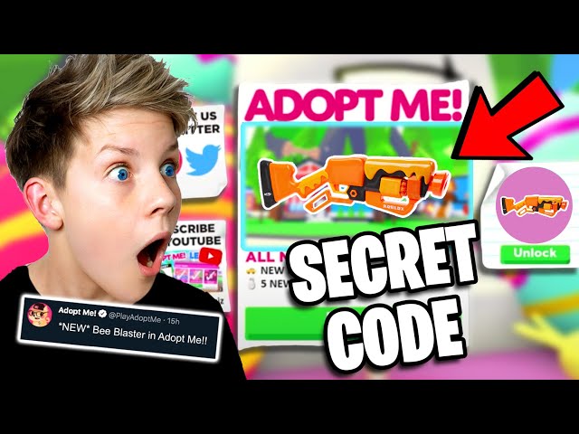 NERF ROBLOX ADOPT Me Bees Blaster 8+ Toy WithCode To Unlock In