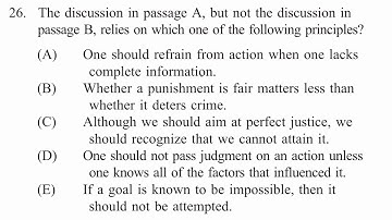 Law passage—Principles | Example | Reading comprehension | LSAT | Khan Academy