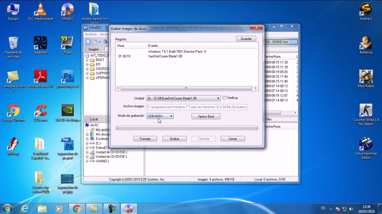 quemar imagen iso en un usb YouTube