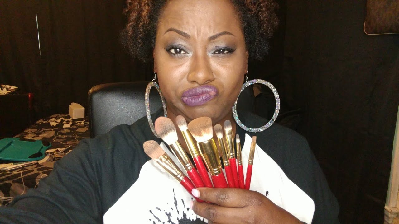 GRWM:  Juvia's Place 9 pc brush set (demo/review)