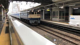 【東京都営地下鉄6500系甲種輸送！】EF65&6500系(6511F)8連　高槻駅通過