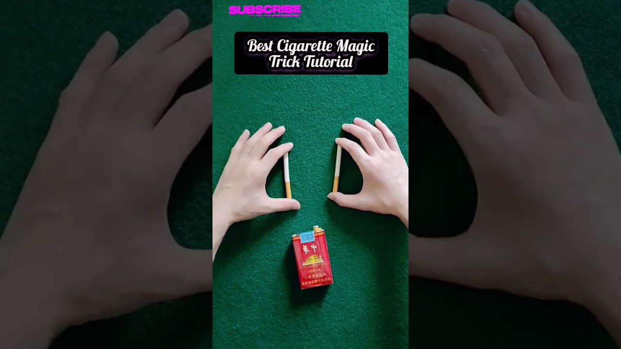Best Cigarette Magic Trick Tutorial😋 
