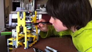 Parker and the egg lathe.