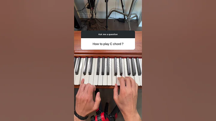 C Major Chord on Piano