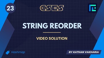 #23 String Reorder Video Solution | CSES Problemset | Introductory Problems