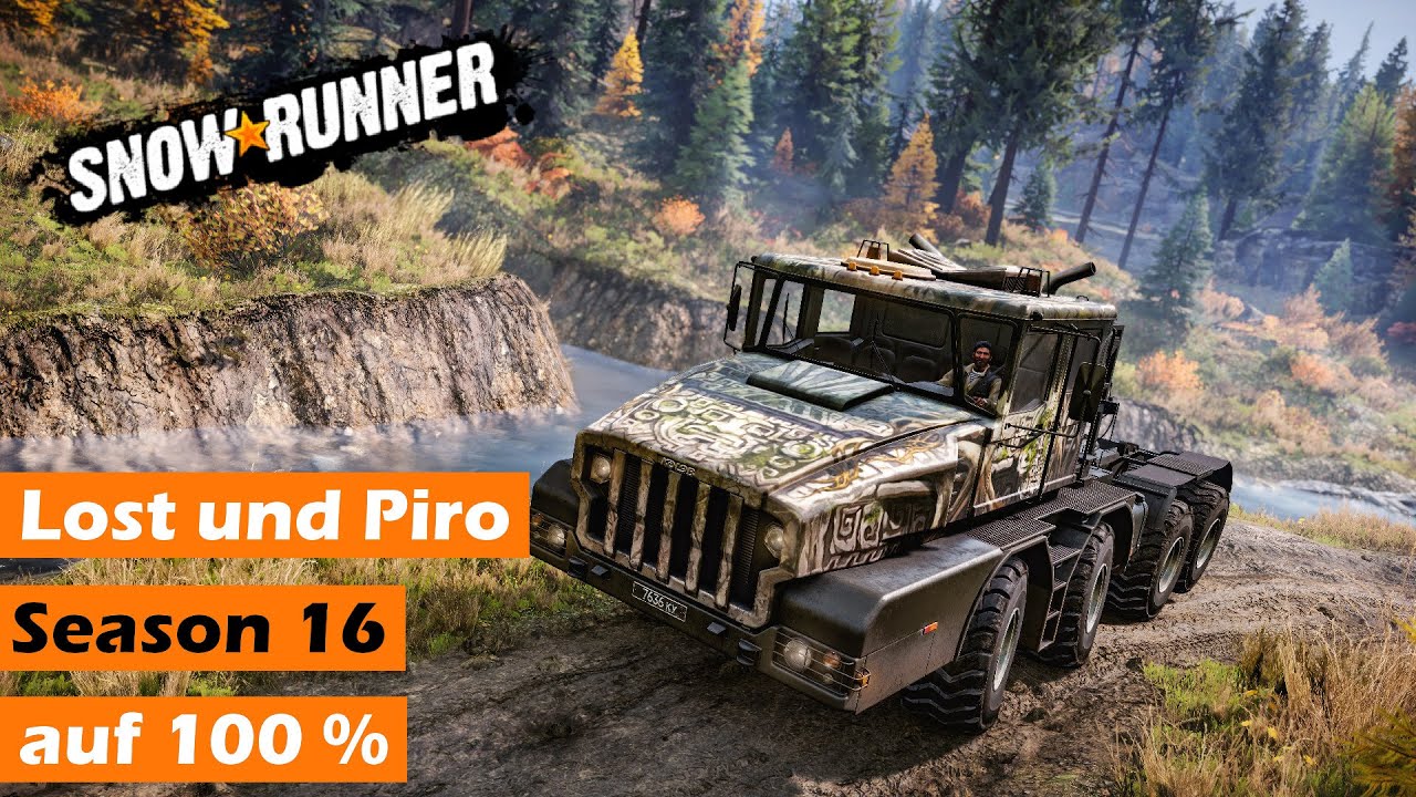 🚚 Snowrunner 🚚 Season 16 auf 100% 🚚 Truckerbabes Lost und Piro im Schlamm | Tüdeln mit Puls 55