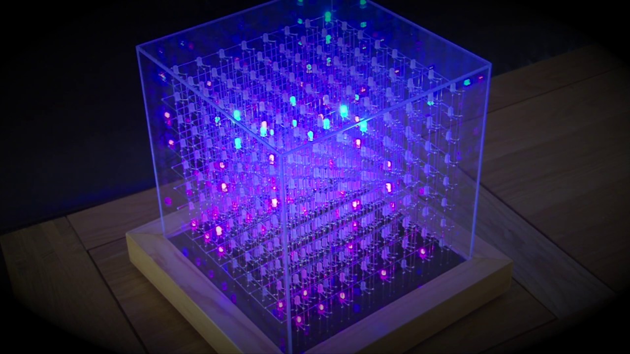 8x8x8 RGB LED Cube - YouTube