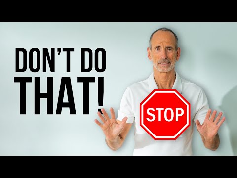 The 3 worst mistakes for Back Pain