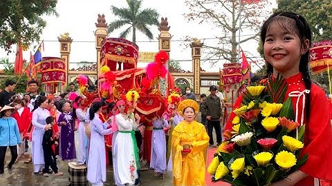 Lễ Hội Rước Kiệu Truyền Thống Làng Phương Nại Yên Mô Ninh Bình 2025