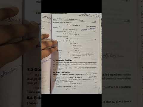 Quadratic Residue number