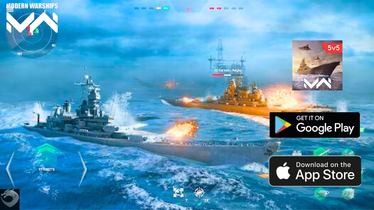 MODERN WARSHIPS Sea Battle Online Gameplay (Android, iOS) YouTube