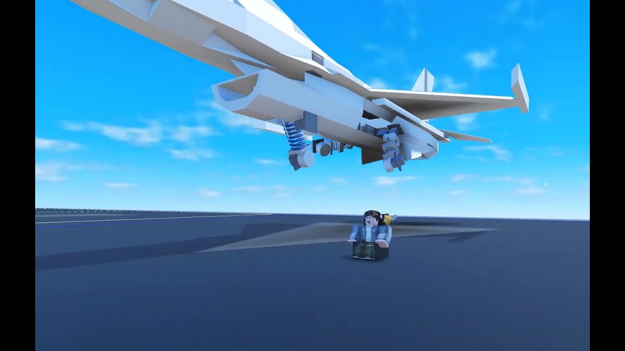 f-16 landing gear test | roblox plane crazy