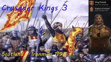 Crusader Kings III Ironman: Scotland Custom Ruler 867 Start.  Currently 1198