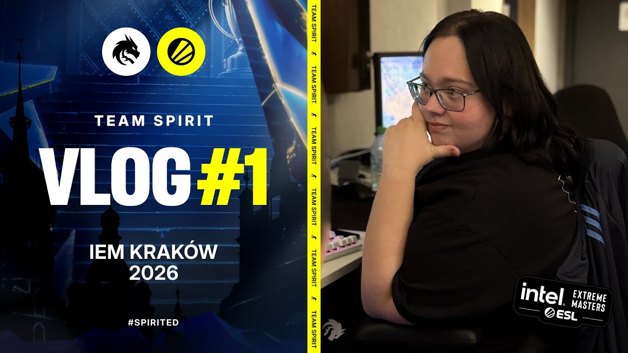 TEAM SPIRIT: IEM KRAKOW 2026. VLOG 1