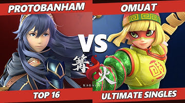 Kagaribi 6 Top 16 - Protobanam (Lucina) Vs. Omuat (Min Min) SSBU Ultimate Tournament