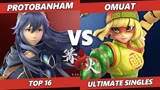 Kagaribi 6 Top 16 - Protobanam (Lucina) Vs. Omuat (Min Min) SSBU Ultimate Tournament