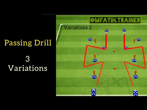 3 Variations of Passing Drill