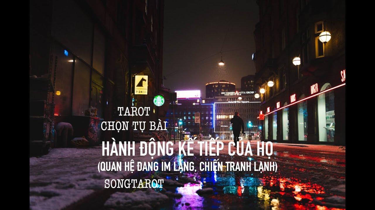 tarot: chọn tụ bài: hành động kế tiếp của họ (quan hệ đang im lặng, chiến tranh lạnh)