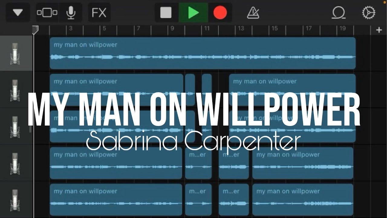Sabrina Carpenter - My Man on Willpower (harmony tutorial)