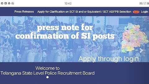 TS SI result | Final selection | Apply attestation form | consent form through login  | Tslprb